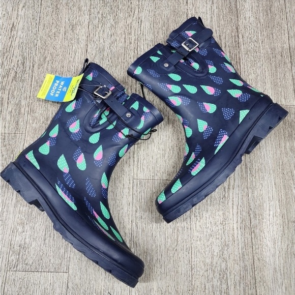 Western Chief Shoes - WESTERN Chief Adult Winter & Rain Boots In Dotty Downpour Indigo